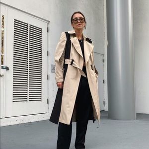 Two-tone trench coat | size small